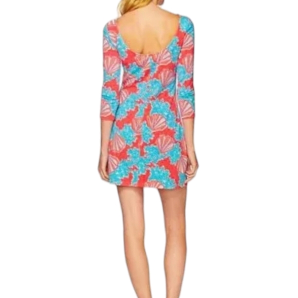 Lilly Pulitzer Topanga Dress in Watermelon Coralina - Picture 2 of 9